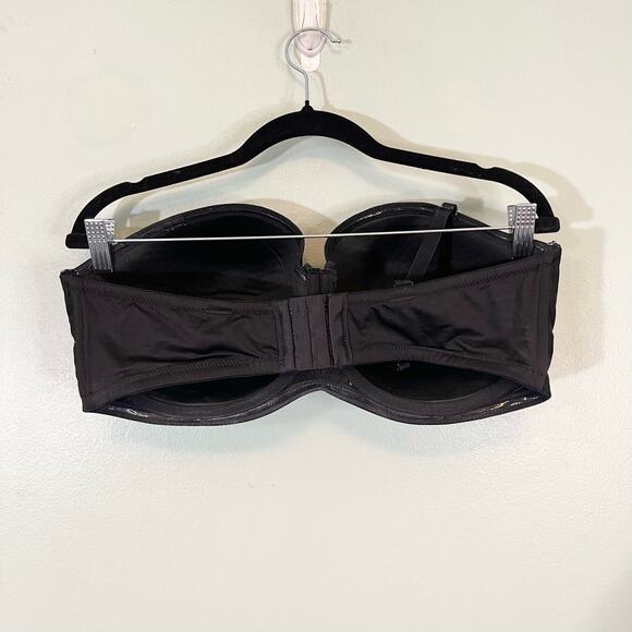 PARAFAIT Women's Black Convertible Underwear Push-Up Strapless Bra Size 42DDD - Picture 2 of 9